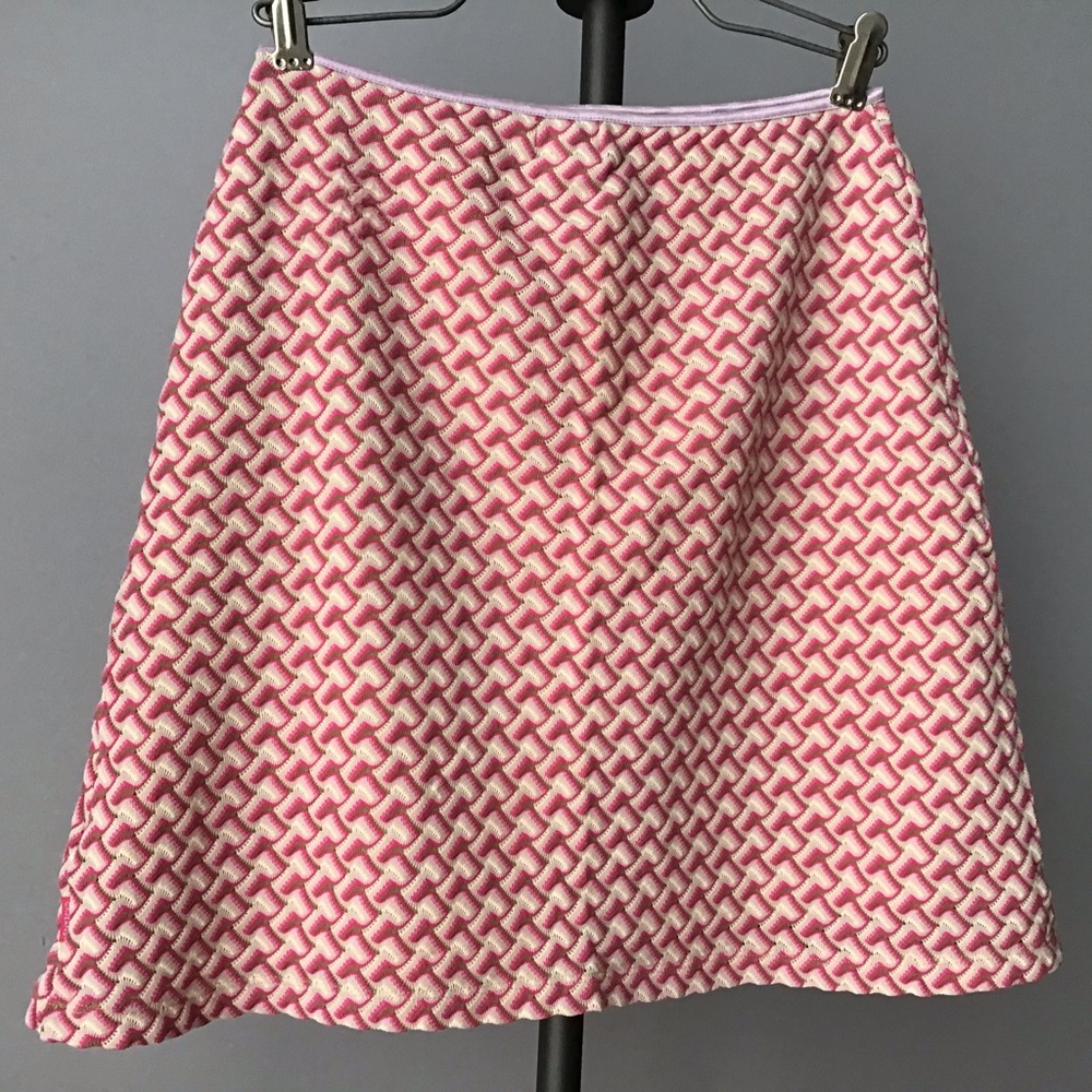 Vintage 90s CK Calvin Klein nylon summer skirt sz Small